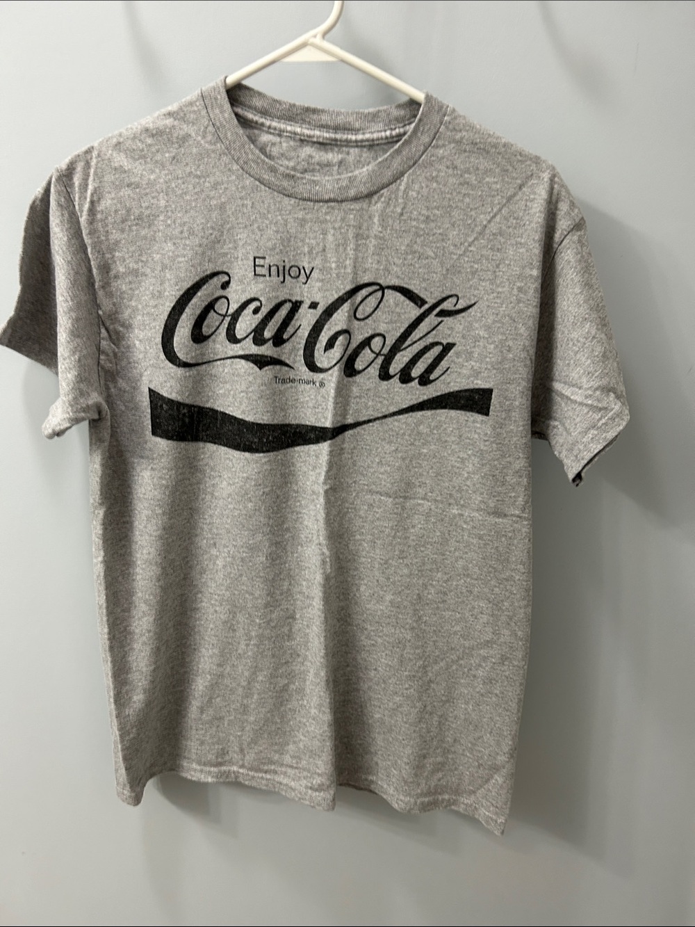 Coca-Cola Grey and Black Logo Tee